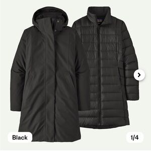 Patagonia W’s 3-in-1 Parka - XS - in excellent condition